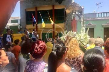 Telde rinde honores a su alcaldesa perpetua (Foto Miguel Florido)